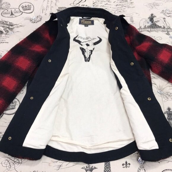 Pendleton Redwood Plaid Shirt Jacket - Picture 5 of 7